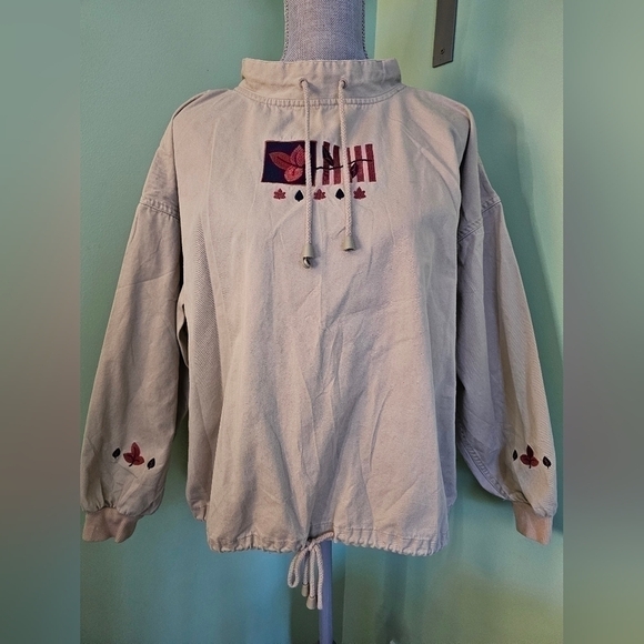 Christopher & Banks Jackets & Blazers - vintage tan Christopher & Banks women’s Size Medium heavy weighted long sleeve
